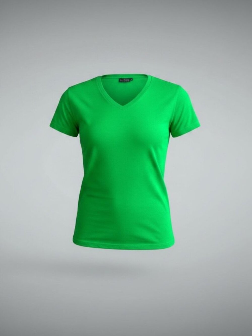 Chaus Sport Kelly Green Vintage 90s V Neck T-Shirt Size Medium